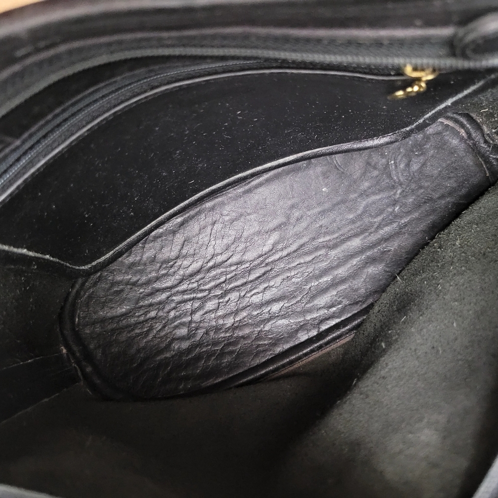 Coach Black Leather Worth Bag 4143 - Picture 10 of 11